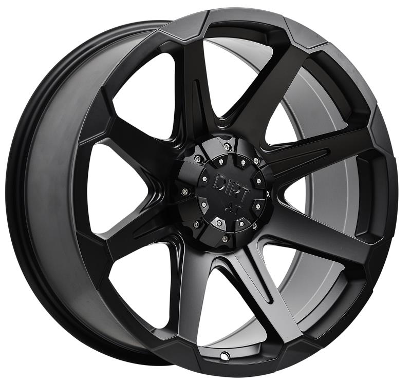 STATUSFÄLGAR D05 FLATBLACK 9.5x22 6/135-139.7 ET15 CB106.1