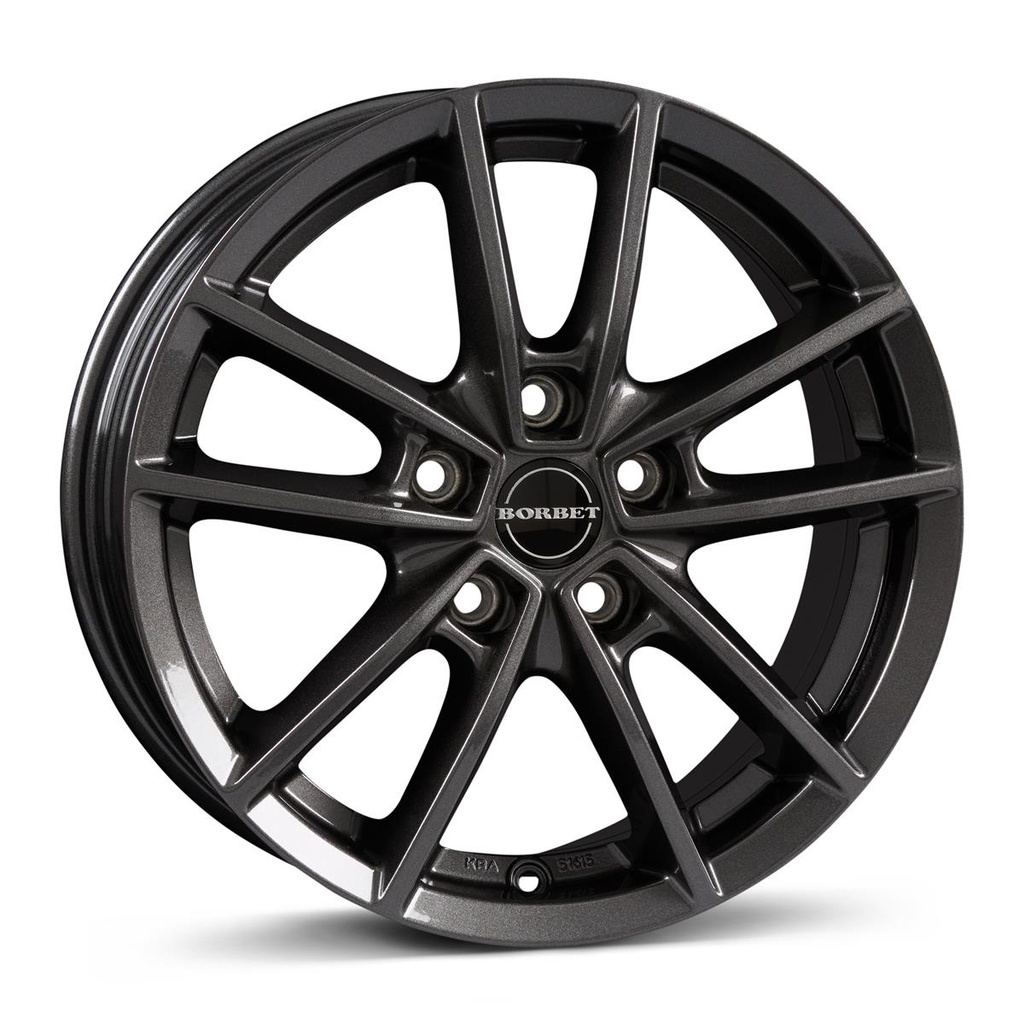 BORBET W MISTRAL ANTRACITE GLOSSY 8x18 5/114.3 ET40 CB72.5