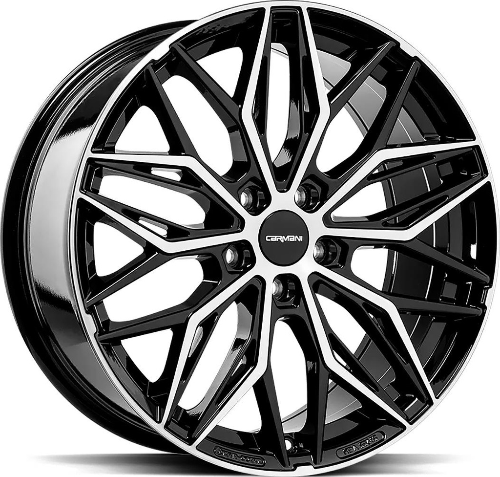 CARMANI MAX BLACK POLISH 7.5x19 5/112 ET32 CB66.7