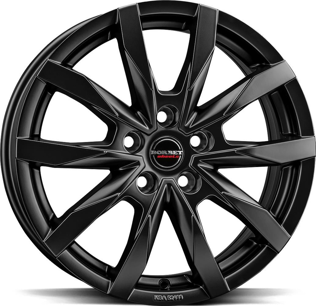 BORBET CW5 BLACK MATT 6x16 5/130 ET68 CB78.1