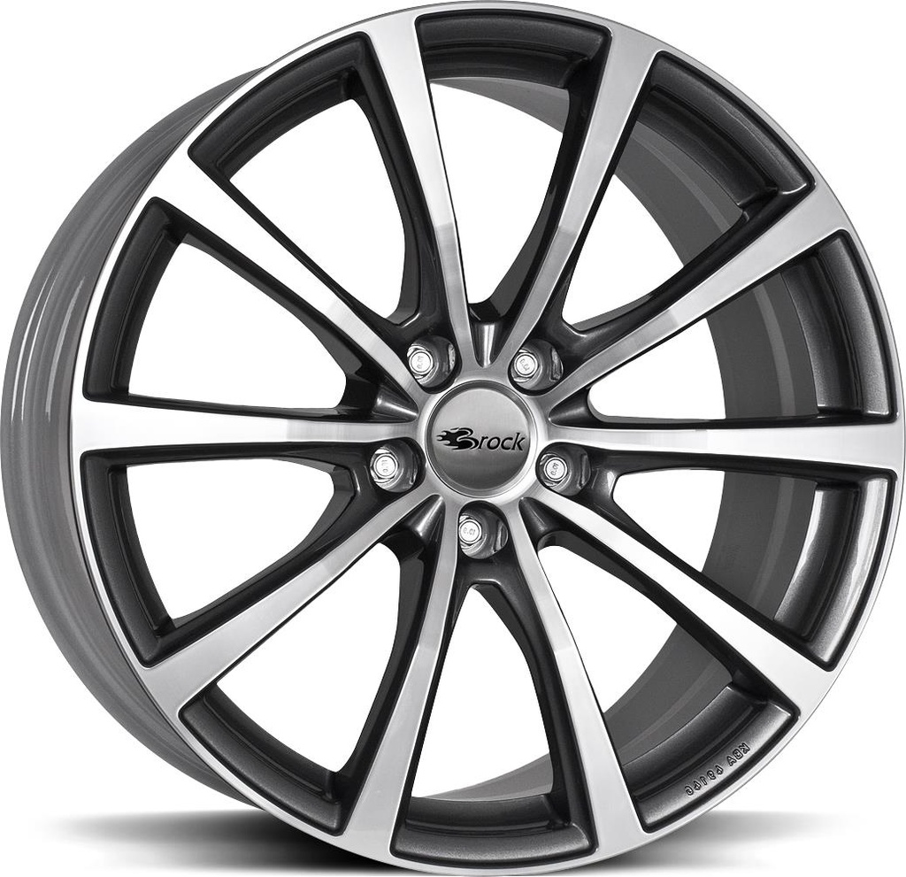 BROCK B32 TITAN FULL POL 7.5x19 5/112 ET33 CB66.6