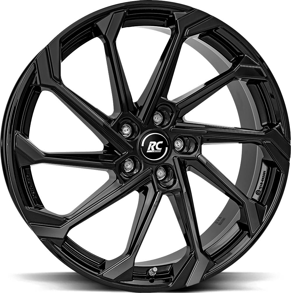 BROCK RC36 SHINY BLACK 8x19 5/130 ET40 CB66.6