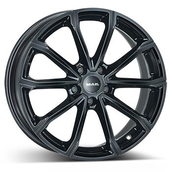 MAK DAVINCI GLOSS BLACK 6.5x17 5/100 ET39 CB57.1