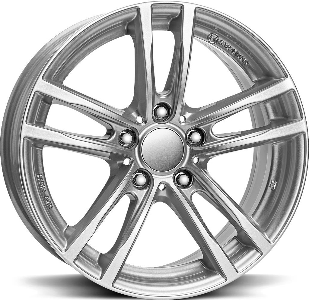RIAL X10 POLAR SILVER 7.5x17 5/112 ET40 CB57.1