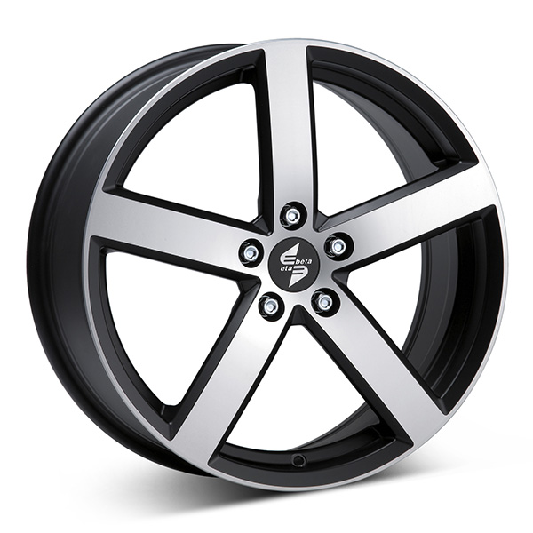 ETA BETA EROS M.BLK/POL 6x16 4/108 ET37 CB63.4