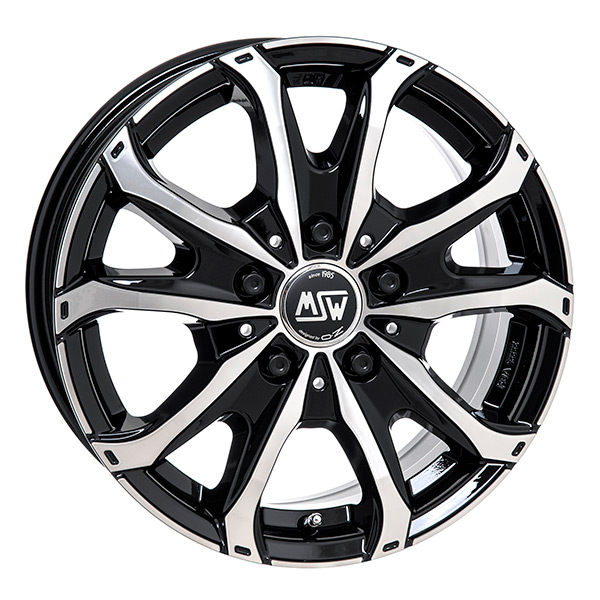 MSW 48 VAN BLK/POL 7x17 5/160 ET55 CB65.1