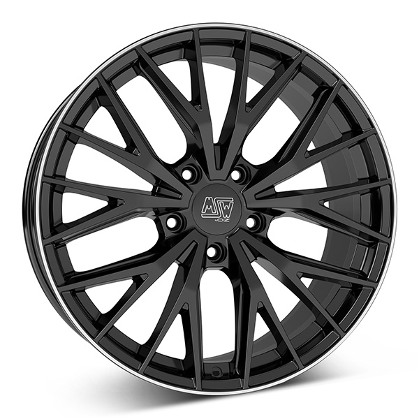 MSW 44 G.BLK/POL LIP 9x20 5/130 ET50 CB71.5