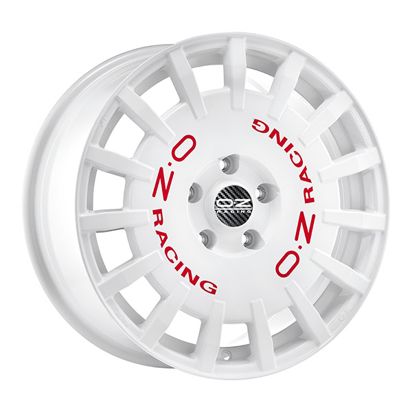OZ RALLY RACING WHITE | 8X17 5-114,3 E45 C75,1 8x17 5/114.3 ET45 CB75.1