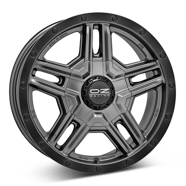 OZ RALLY ADVENTURE M.GRA/BLK LIP | 8X17 5-160 E45 C65,1 60 8x17 5/160 ET45 CB65.1