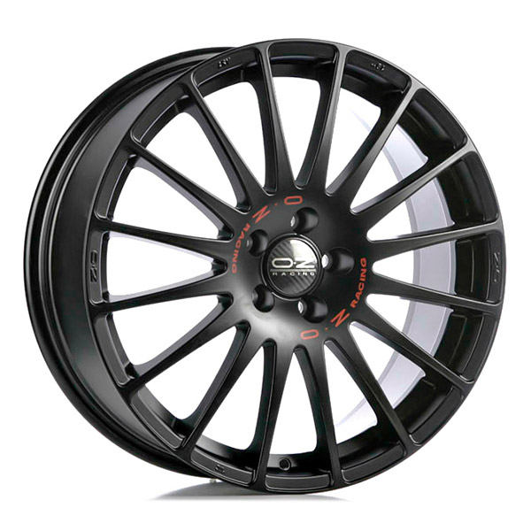 OZ SUPERTURISMO BLACK 7x18 4/108 ET20 CB65.1