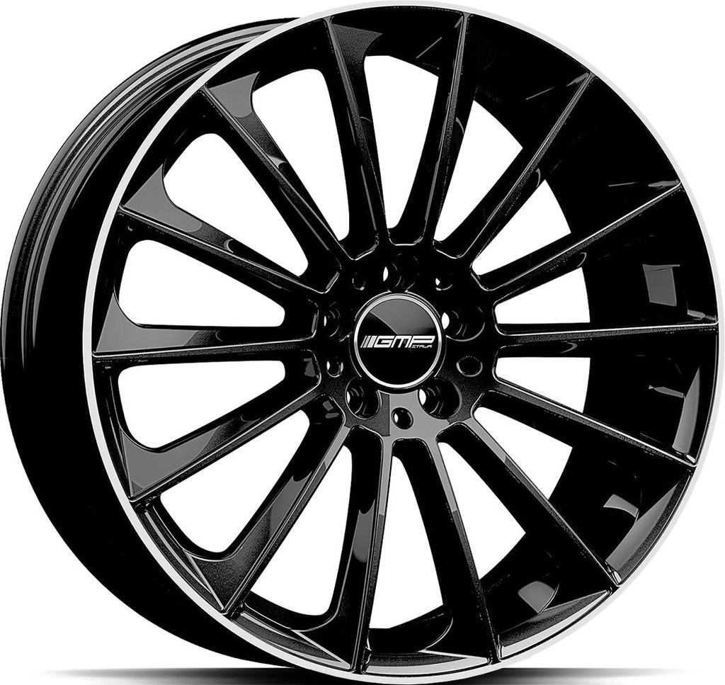 GMP STELLAR BLACK DIAM LIP 11.5x21 5/112 ET38 CB66.6