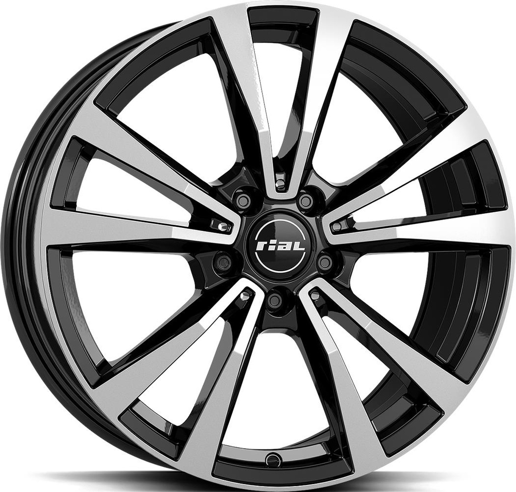 RIAL M12 DIAM BLACK POL 8x19 5/112 ET38 CB66.6