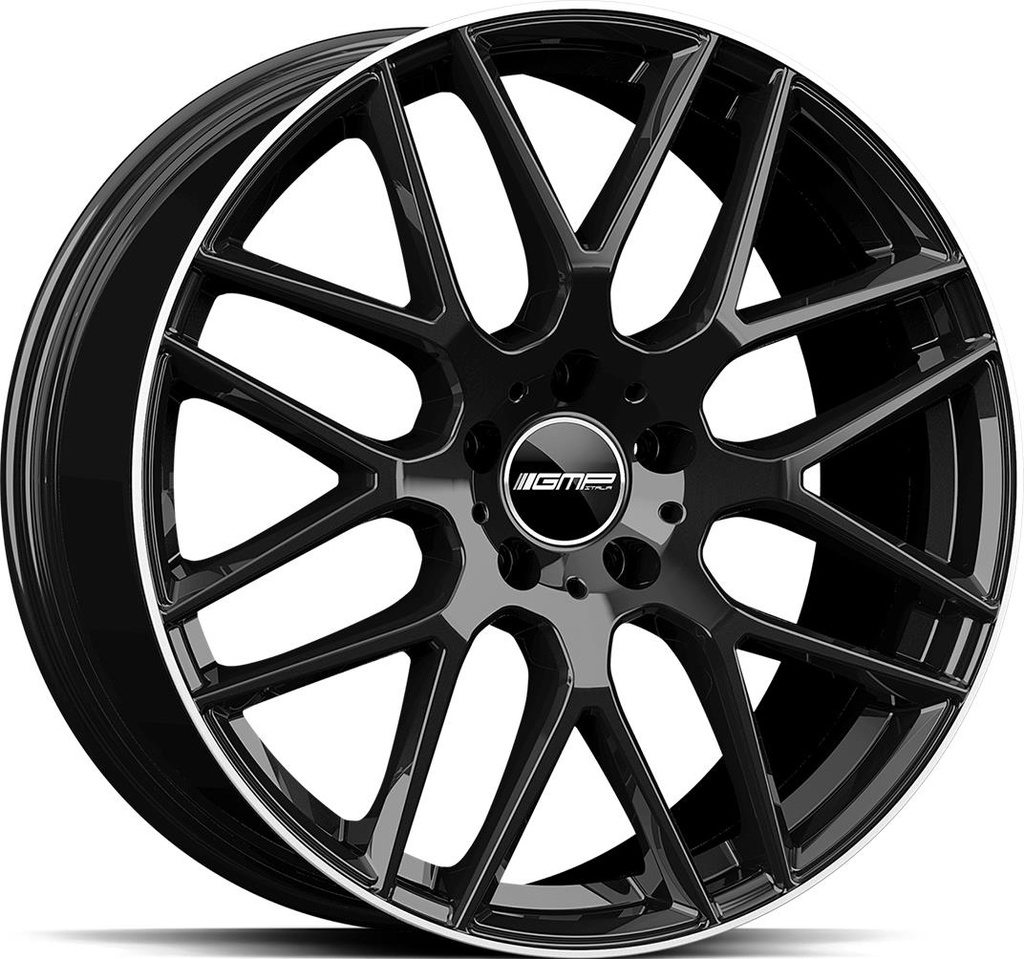 GMP BERGHEM BLACK DIAM LIP 8.5x21 5/112 ET30 CB66.6