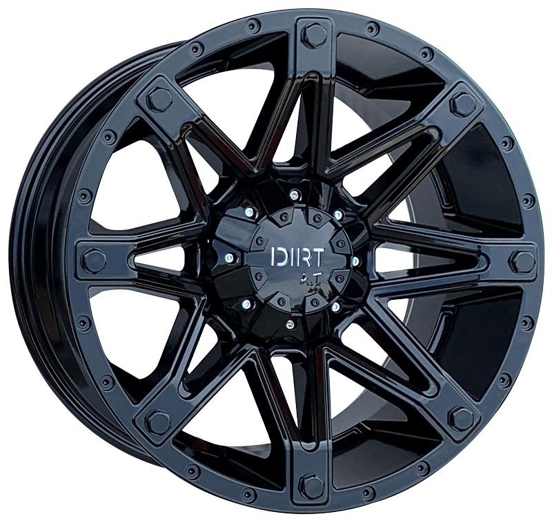 STATUSFÄLGAR D900 GLOSSBLACK 9x20 6/135-139.7 ET23 CB106.1