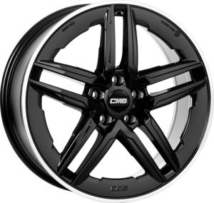 CMS C29A DIAMOND RIM BLACK GLOSS 7.5x18 5/112 ET40 CB66.5