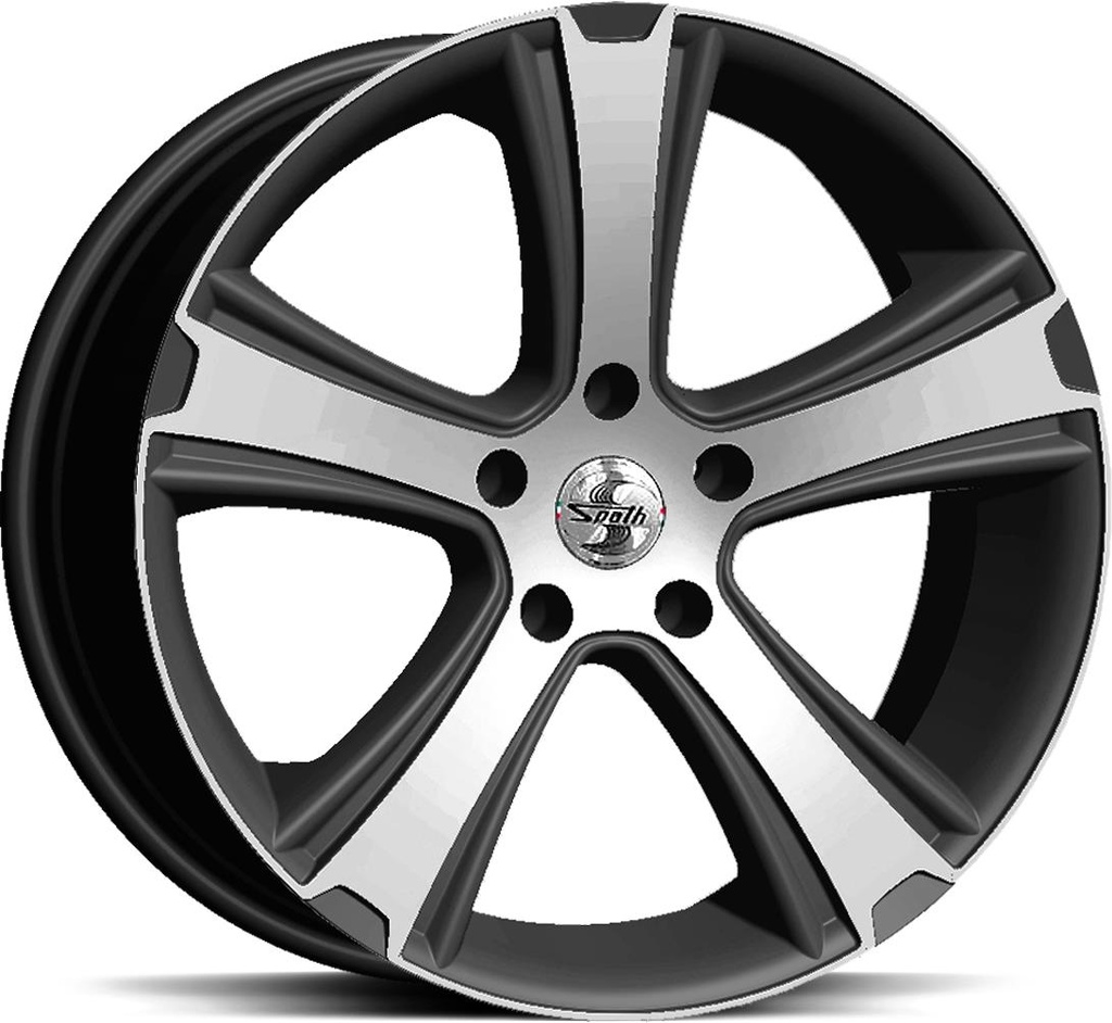 SPATH SP36 H BLACK MATT POLISH 8x18 6/139.7 ET35 CB67.1