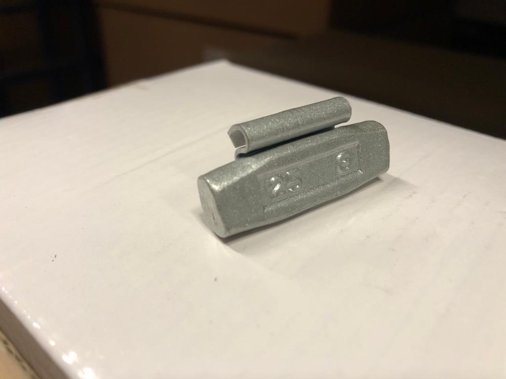 HA-teräsvannepaino budget 50g (Zn) (50kpl)