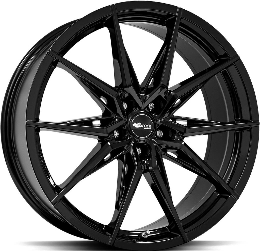 BROCK B42 SHINY BLACK 8.5x19 5/112 ET35 CB66.6