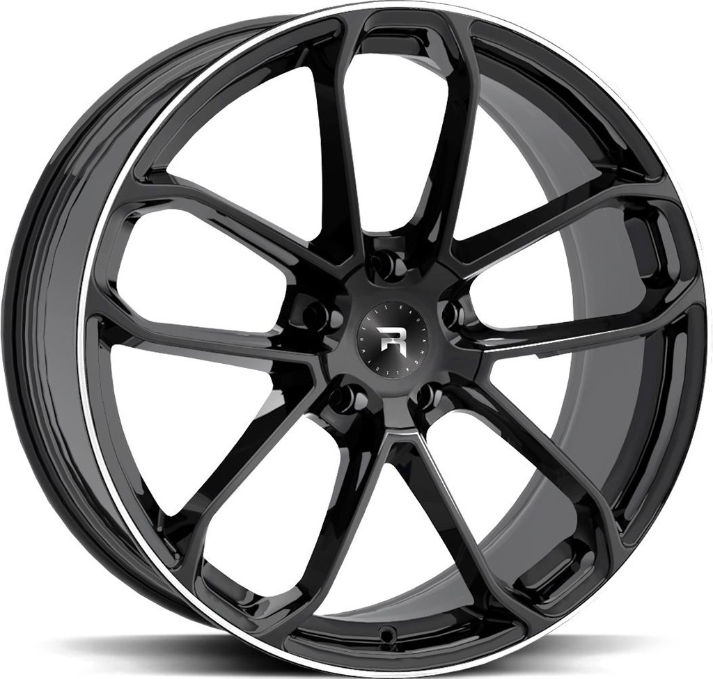R-SERIES R14 BLACK POL 11x22 5/112 ET40 CB66.6