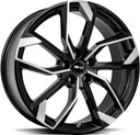 BROCK RC34 BLACK FULL POL 8x19 5/108 ET52 CB63.4